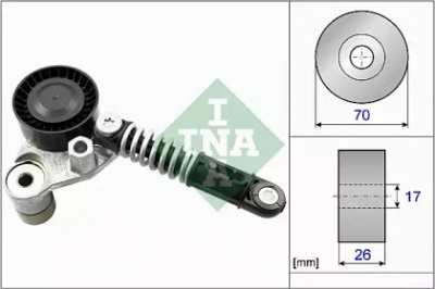 WILMINK GROUP wg1253581 -  Натяжная планка, поликлиновой ремень